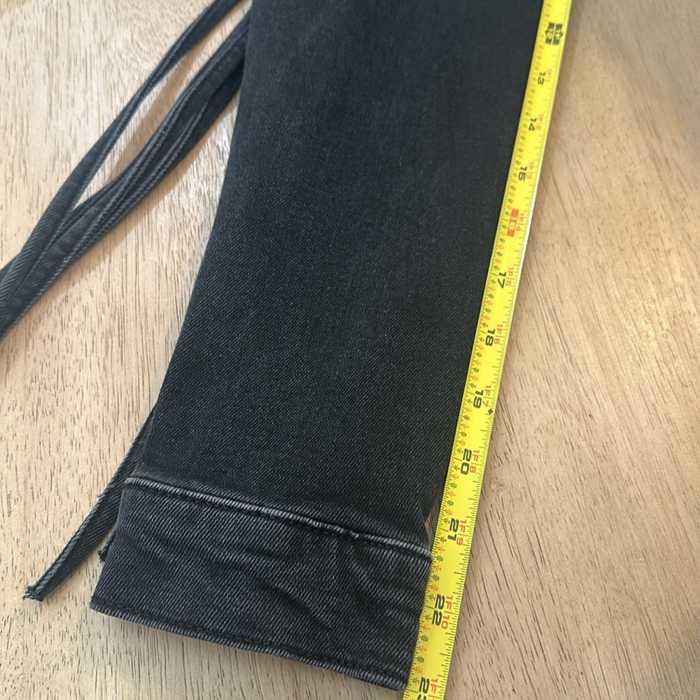 NWT MAVI Fringe Black Denim Jacket - Picture 9 of 10